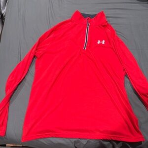 Men’s Under Armour hear gear 1/4 zip long sleeve Tee
